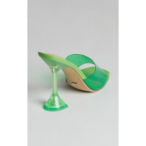 Tony Bianco Serri Sandal in Vinylite & Lime Nappa 9 New Womens High Heels - Picture 13 of 16